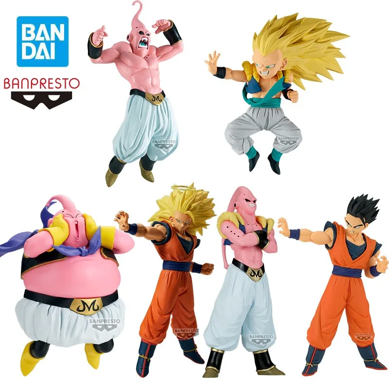 

BANDAI BANPRESTO Match Makers Super Saiyan Son Goku/Son Gohan/Gotenks/Majin Buu DRAGON BALL Z аниме пластиковая модель игрушки для мальчиков