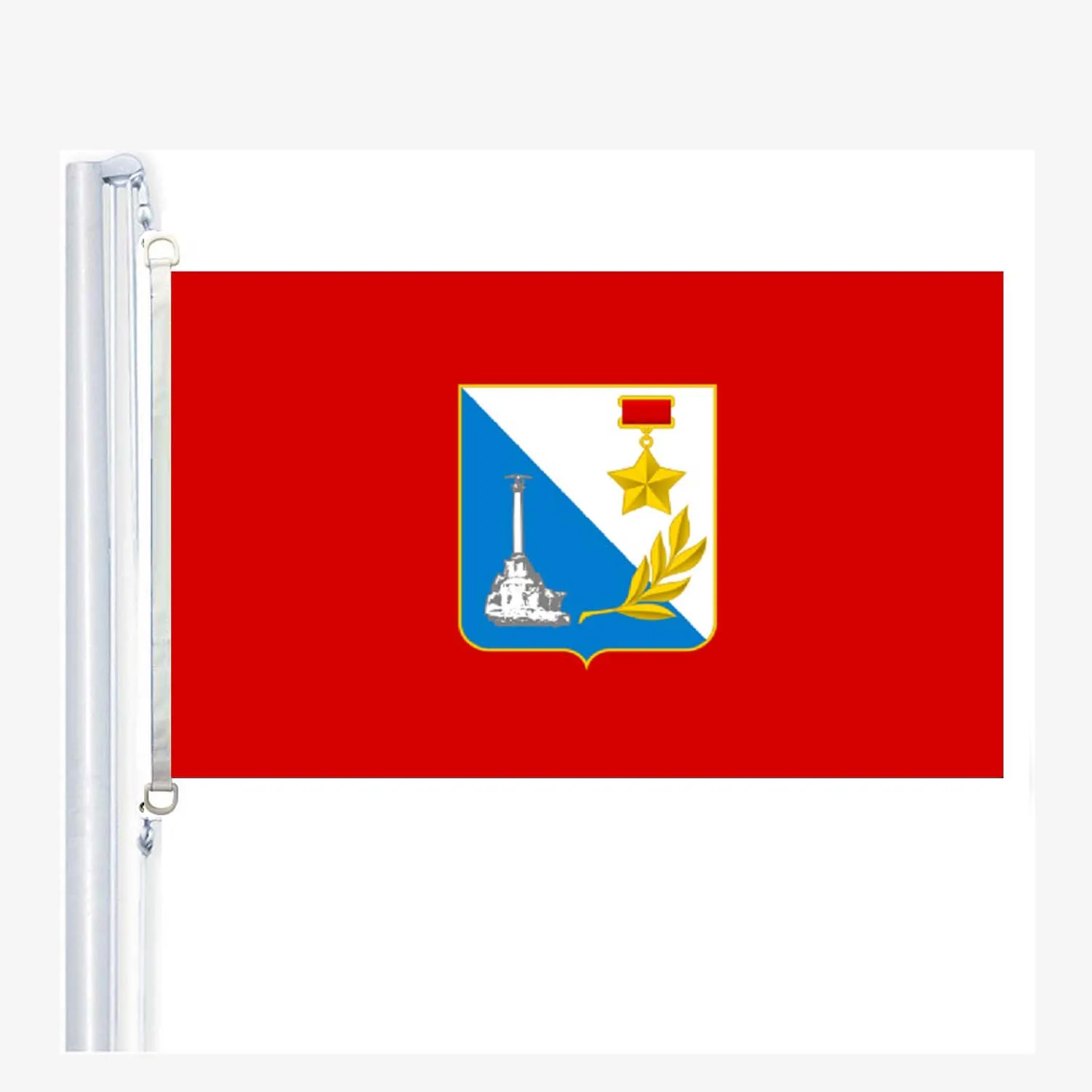 federal municipality of Sevastopol flags 90 x 150 cm, 100 % Polyester, Digitaldruck