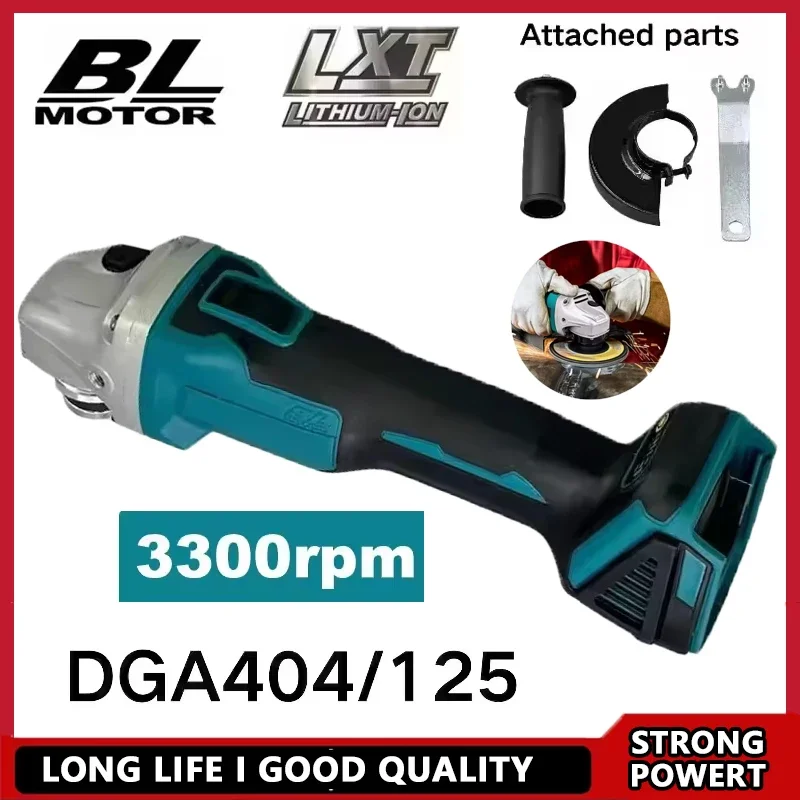 

Подходит для Makita DGA404, бесщеточная электрическая угловая шлифовальная машина, мощная машина для резки и полировки, 125/100 мм, литий-ионная аккумуляторная машина