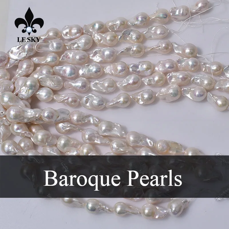 

12-22mm Natural Freshwater Pearls Bead Irregural Big Baroque Pearl Loose Spacer Beaded for Making DIY Jewerly Necklace Earrings