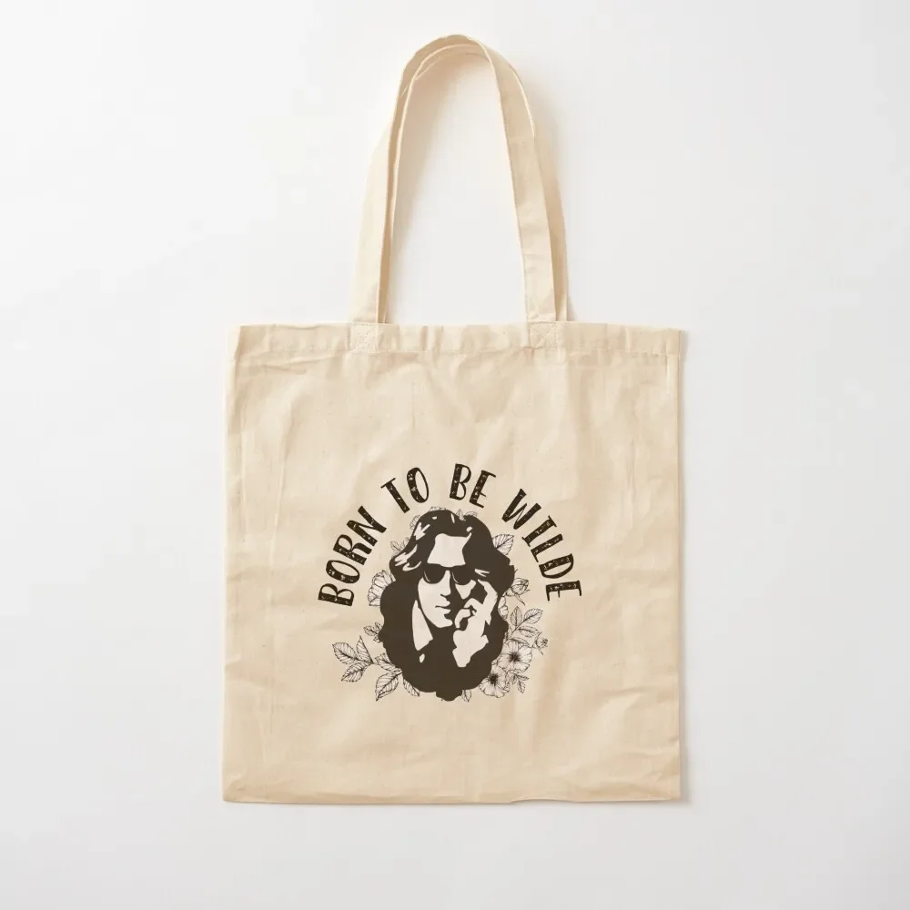 

Born to be Wilde Tote Bag reusable grocery bags Handbags Tote Bag