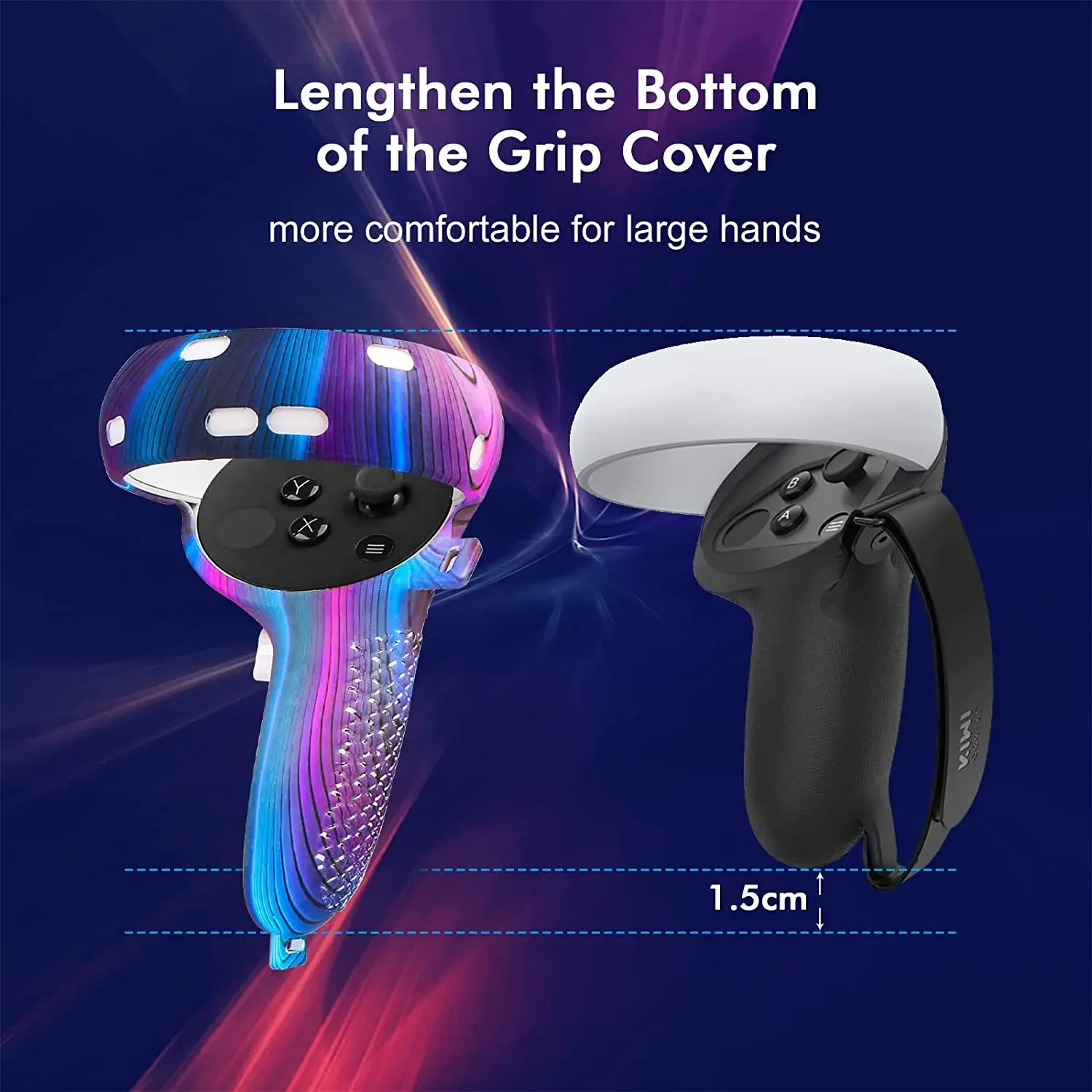 Silicone Protective Cover Shell Case For Oculus Quest 2 For Quest2 VR Headset Head Face Cover Eye Pad Handle Grip VR Accessories