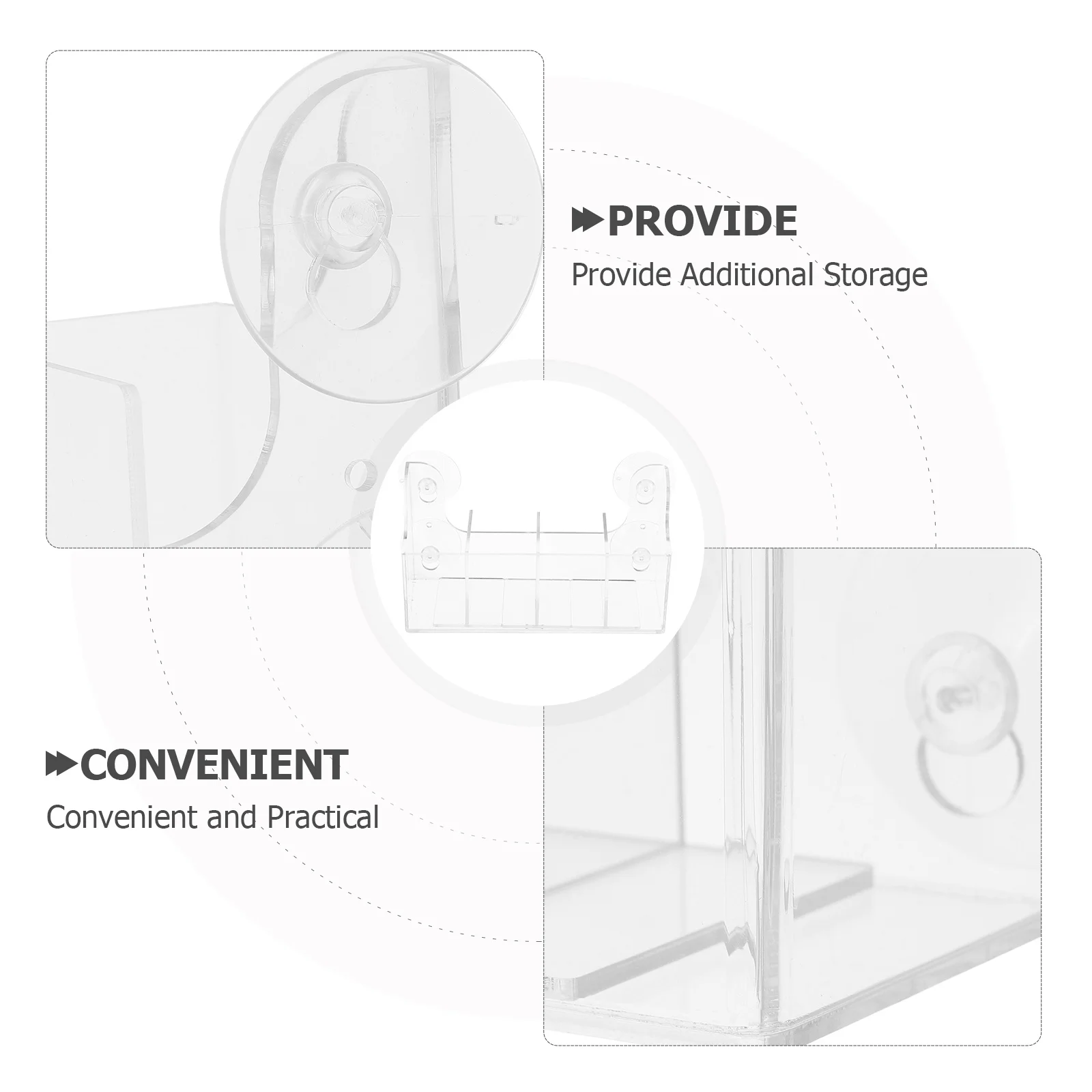 Organizer na napoje z przegródkami, wyjmowana półka na czekoladki, 4 przegródki, mocna przyssawka, organizer na drzwi lodówki, regał do przechowywania napojów.