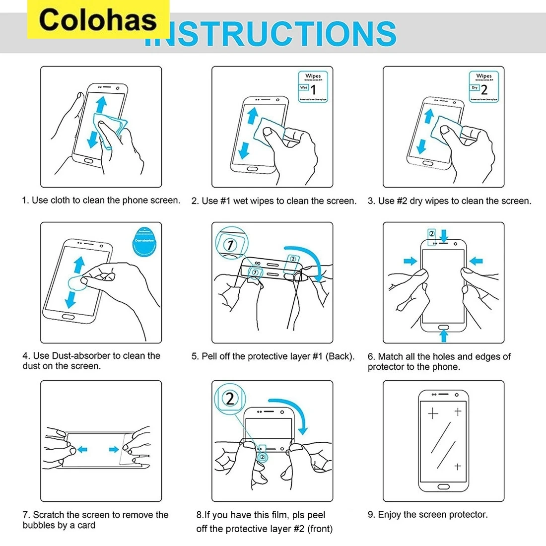Cocok untuk Apple IPad AIR 2024 Film kaca Tempered HD tahan gores Film pelindung layar tahan ledakan bebas gelembung