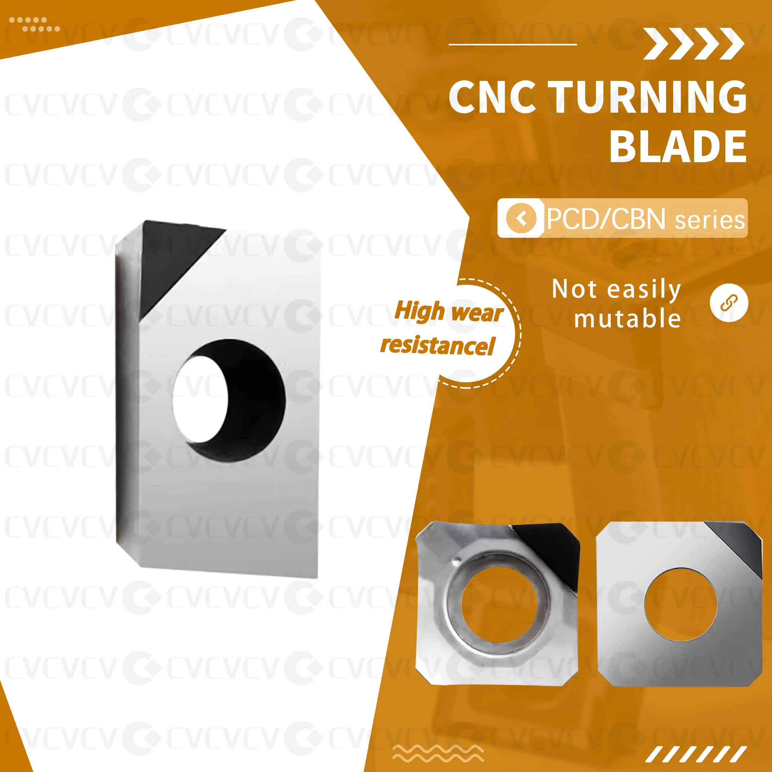 

High-quality Diamond Milling Blade APKT1135 APKT1604 SEHT1204 TEHT16T3PDER PCD CBN Turning Inserts CNC Lathe Durable Cutter Tool