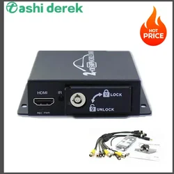 8MP Mini 2CH Vehicle Mobile Car DVR AHD Camera CVBS Cctv Recording Box Video Recorder 2 Channel DVR for Truck Bus
