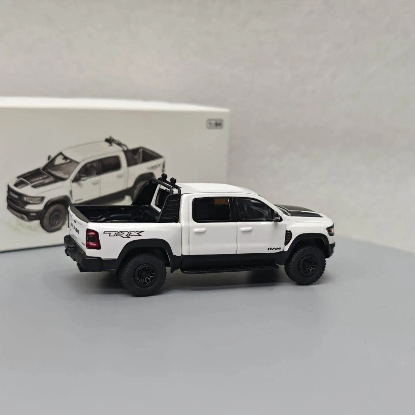 

596 1:64 Ram 1500 TRX Car Model Mini Simulation Alloy Toy Model Hobby Collection Decoration Gifts