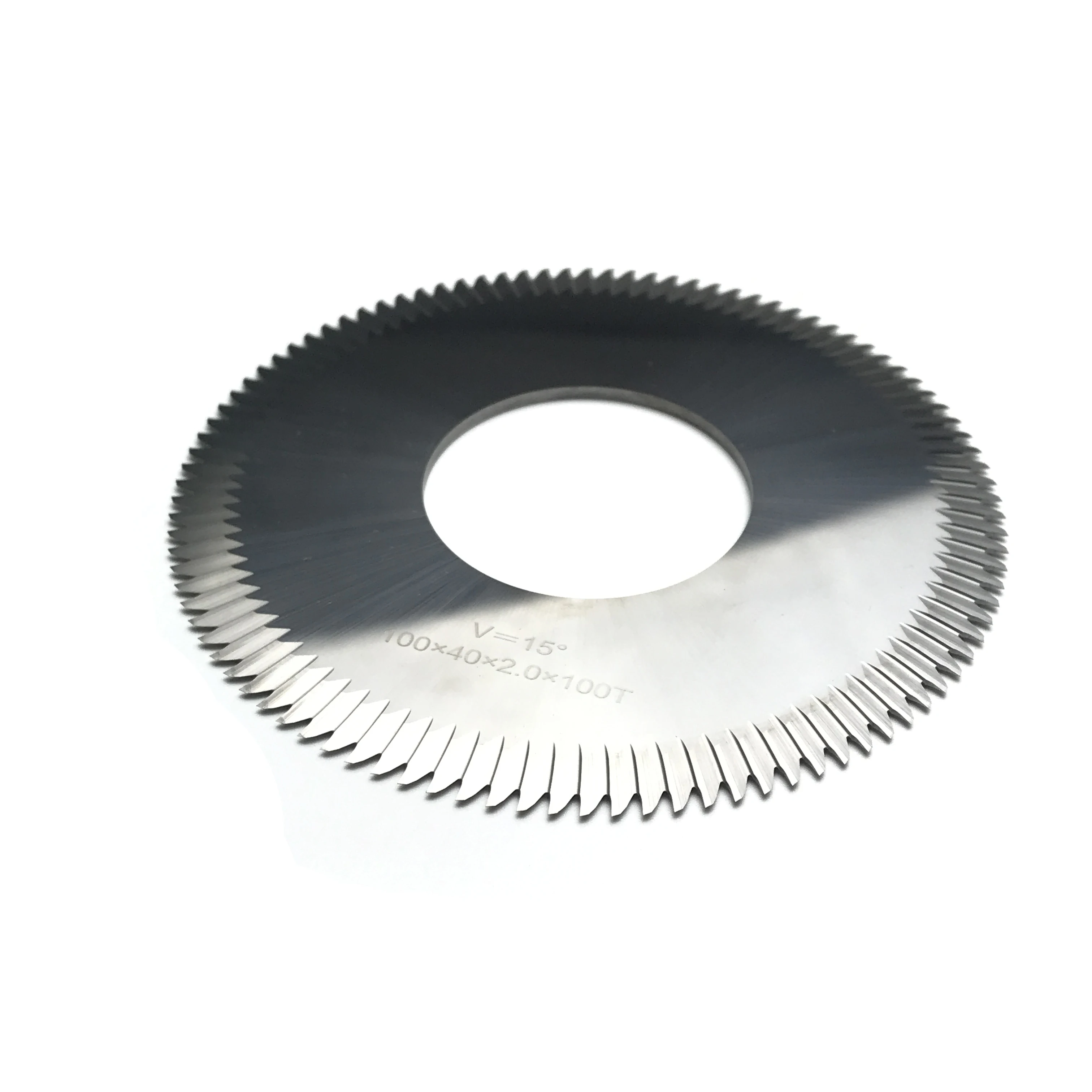 100x40x2x100T Durable V-Shape Grooving Saw Blade – Cemented Carbide Circular Cutter for PCB V-Cut Grooves