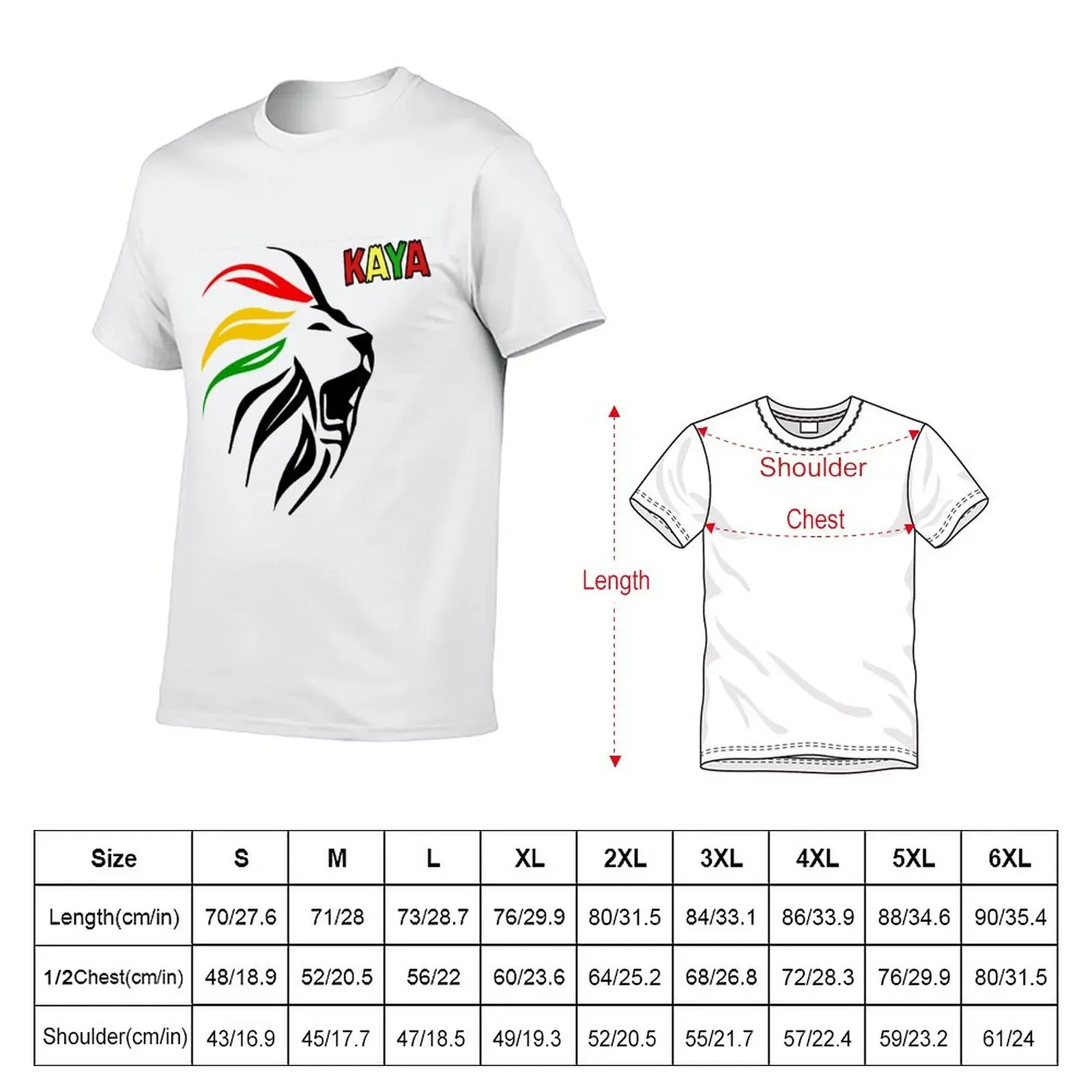 Kaya T-Shirt sports fans boys whites heavy weight t shirts for men