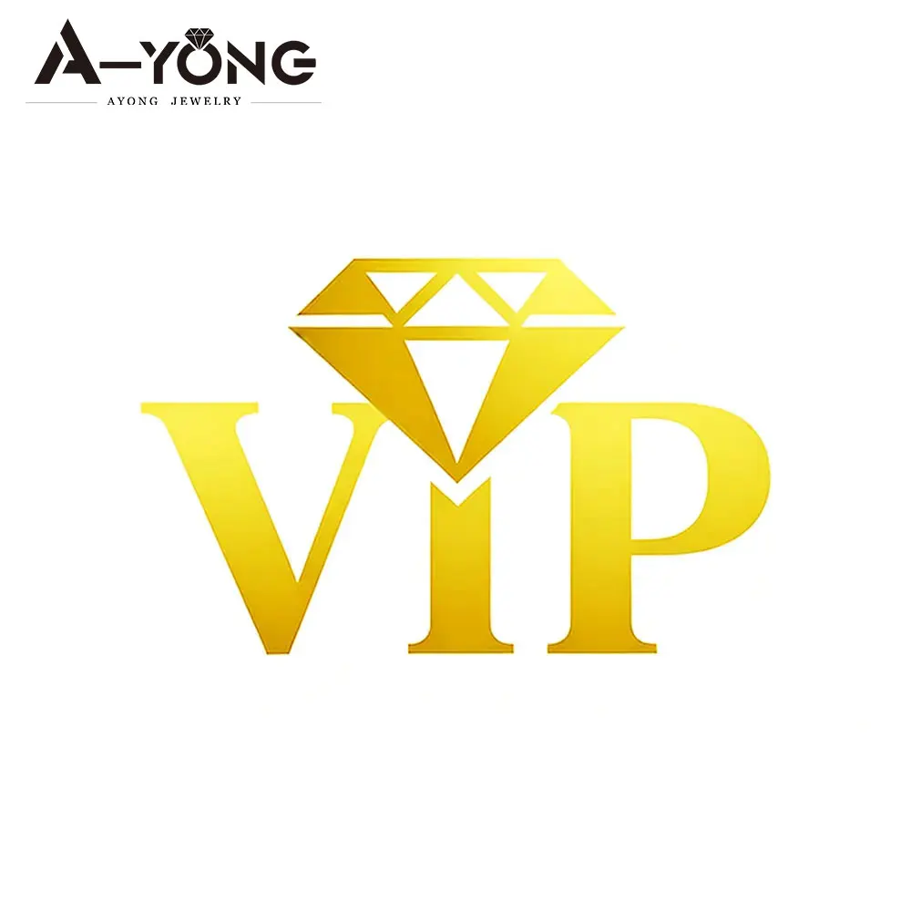 VIP Customized Jewelry Real Gold Plated MOQ 20PCS Wholesale Price 15-20 Days Shipping