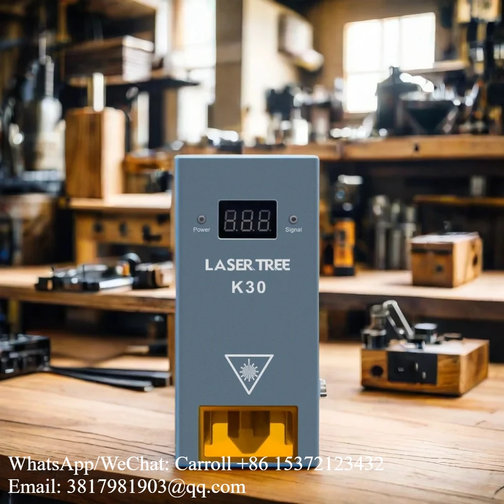 

LASER TREE K30 Fixed Focus 30W Optical Power Laser Engraving Module With Air Assist TTL PWM Modulation Laser Equipment Parts