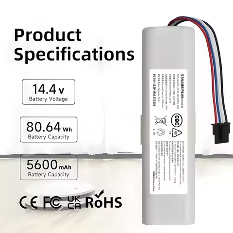 14.4V 5600mAh Replacement Battery 4S2P-MMBK P2150-4S2P-XWDLS For Xiaomi Mijia Vacuum Cleaner Dreame S10 D9 F9 L10Pro L10Plus