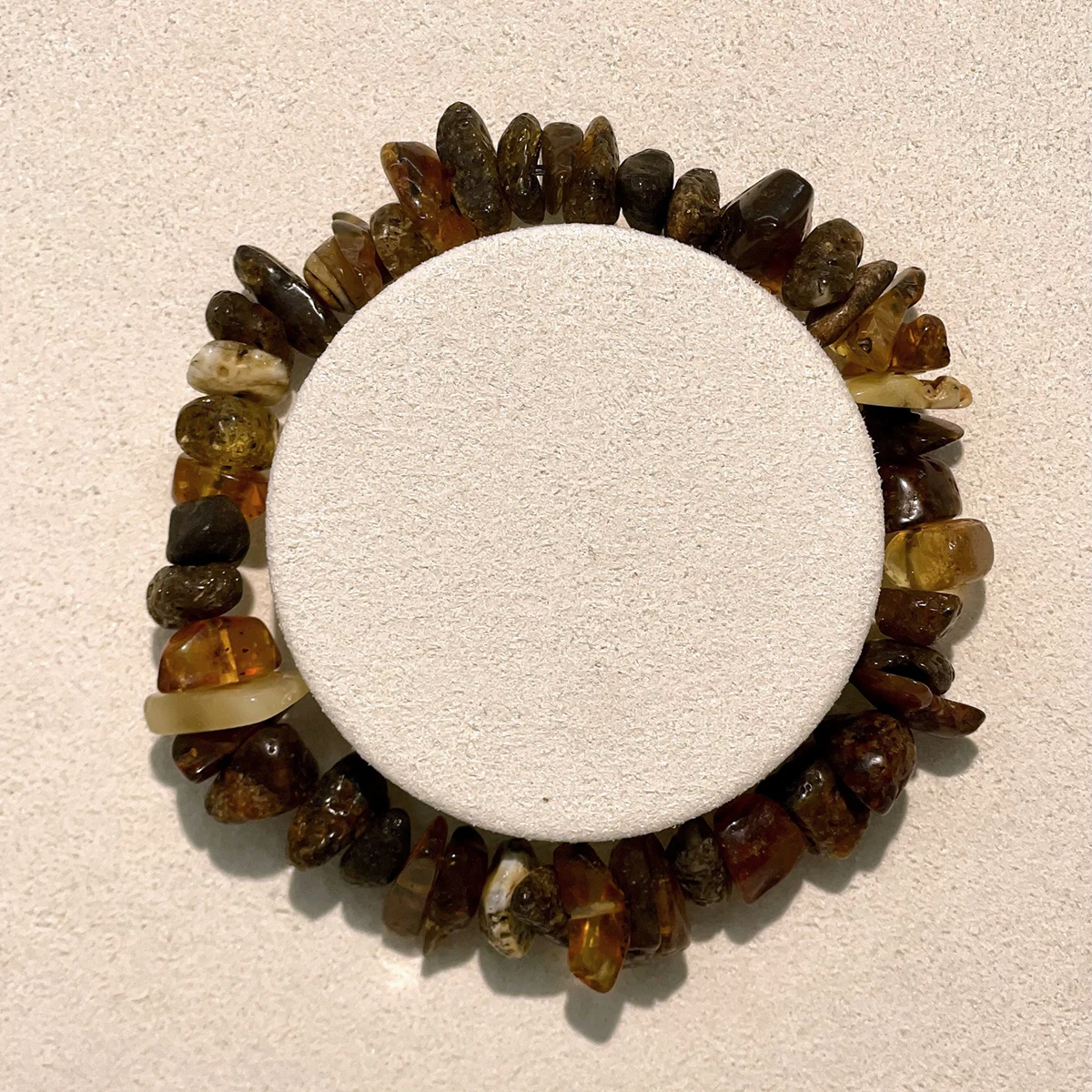 7x11mm-18cm Natural Amber “Duobao” Free-Form Chipped Stone Bracelet Gift Jewelry Make Supplies DIY Necklace Earrings Accessories - view 2