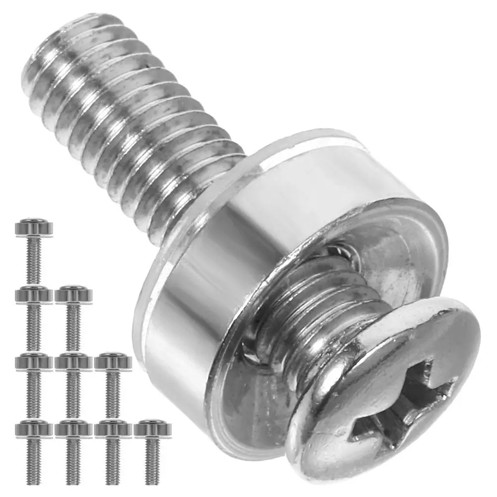 

100 шт. никелированных винтов из нержавеющей стали M5X20 для крепления серверных стоек, шкафов, полок, гайки-клетки, фурнитура