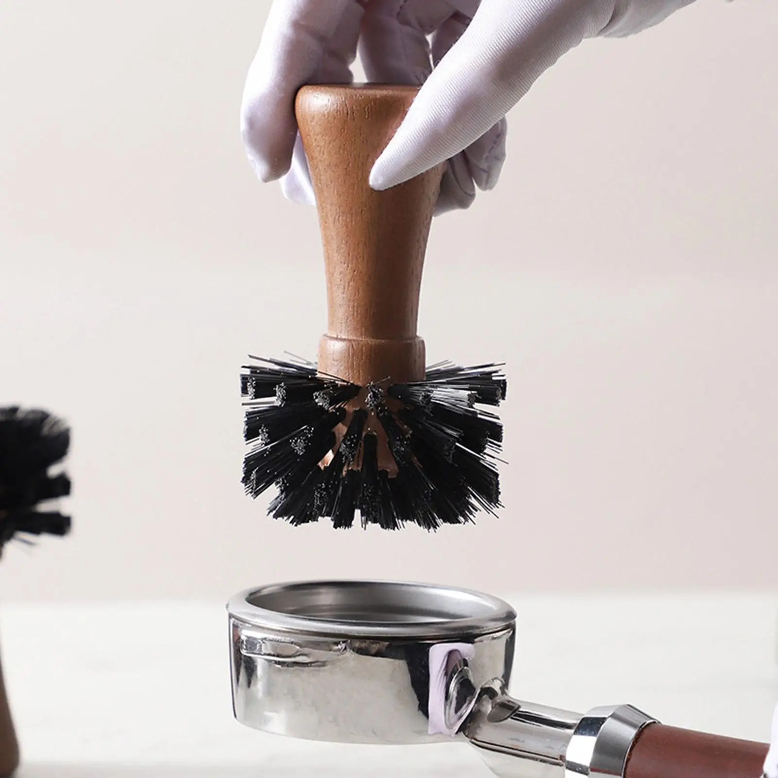 Coffee Portafilter Cleaning Brush Compact Lightweight Easy Use Accessory