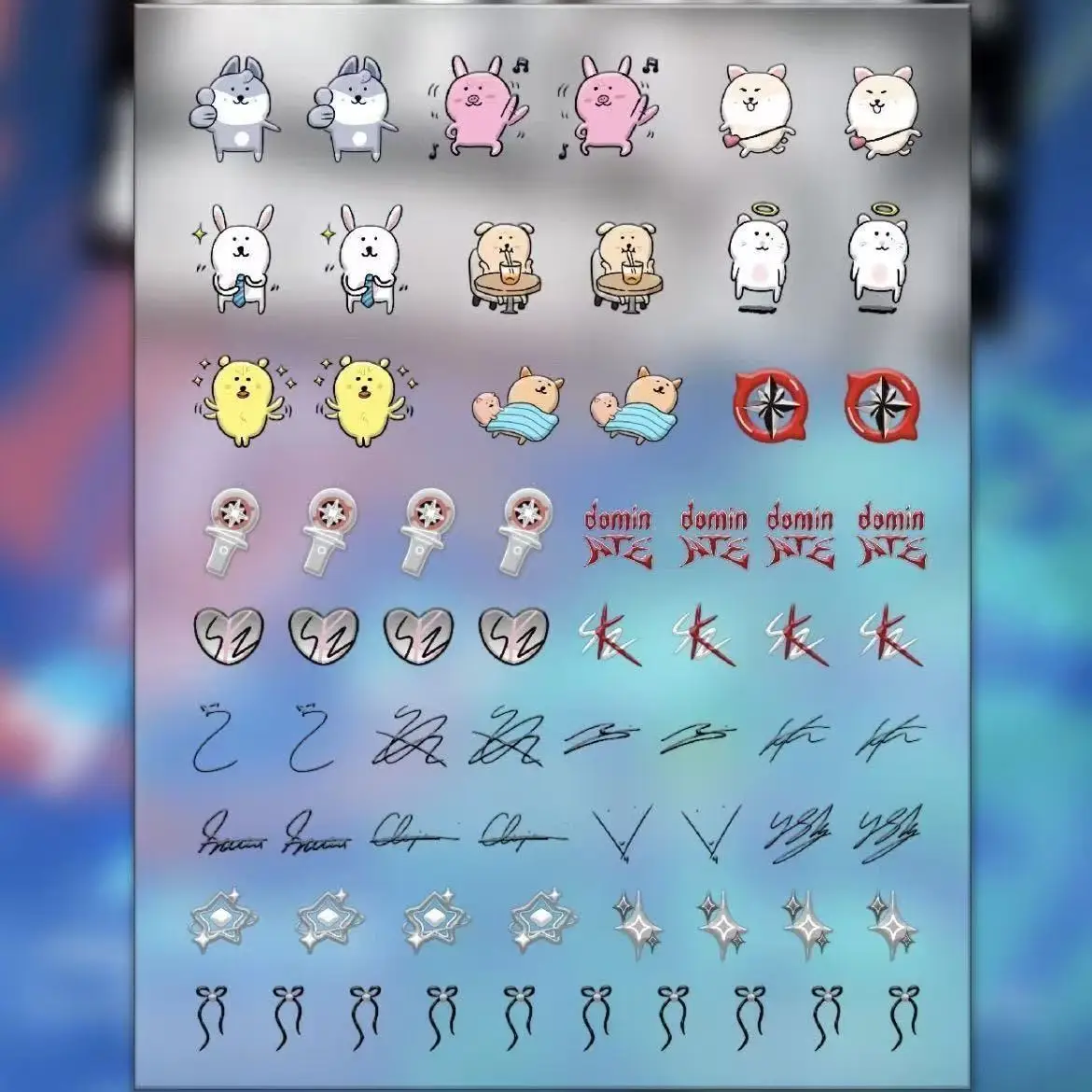 Hot Koop Kpop Verdwaalde Kinderen Leuke Cartoon Nagelstickers zelfklevende Waterdichte DIY Nail Art Decor Hoogwaardige Ins stijl Merch