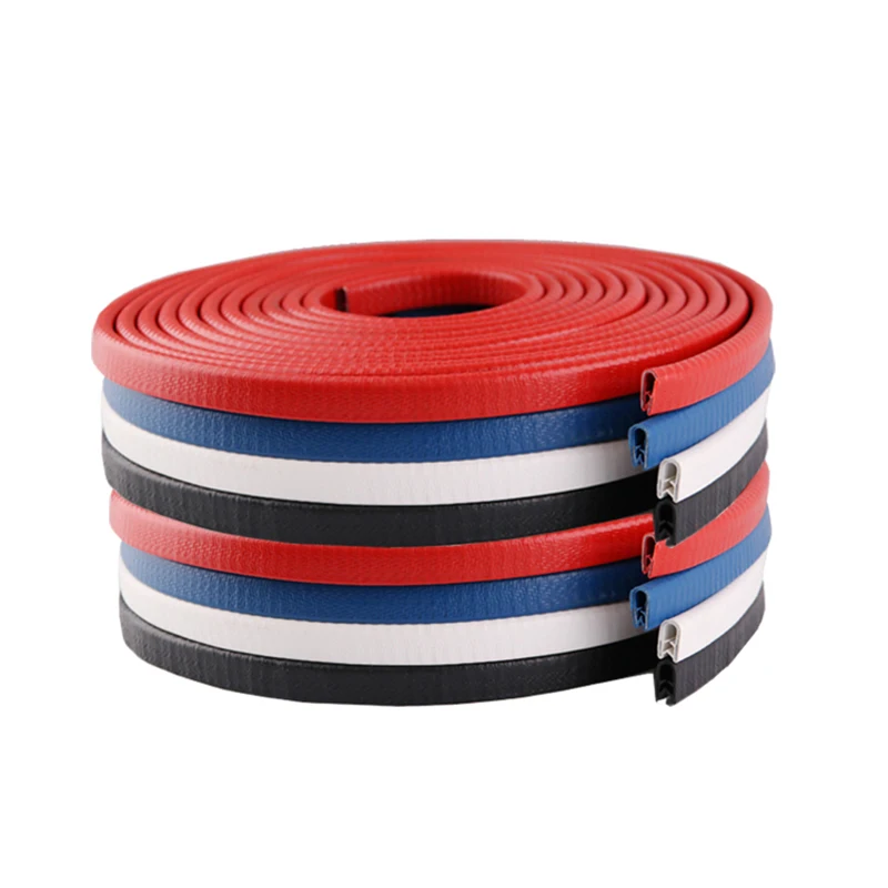 5M Rubber U-shaped Skeleton Edging Decorative Strip Mechanical Sheet Metal Iron Sheet Steel Plate Stainless Anti-Collision Strip