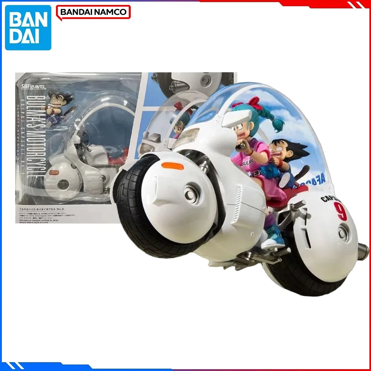 

Bandai Genuine Dragon Ball Anime Model Kits Bulma's Motorcycle Hoipoi Capsule No9 Toys SHF Action Figure Assembly Model Gift