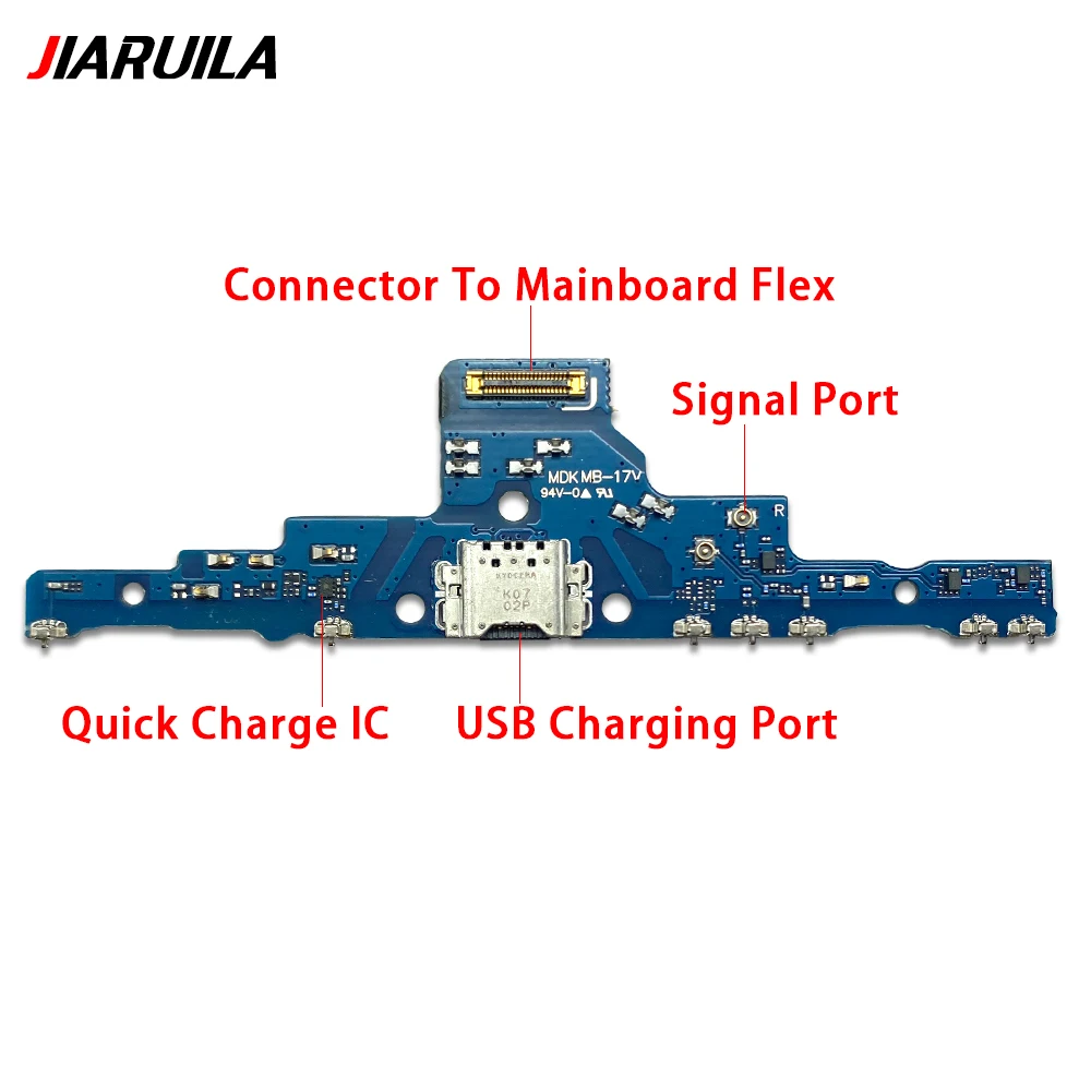 테스트 완료 충전기 보드 PCB 플렉스, 삼성 탭 S6 라이트 P610 P615 USB 포트 커넥터, 도크 충전 리본 케이블