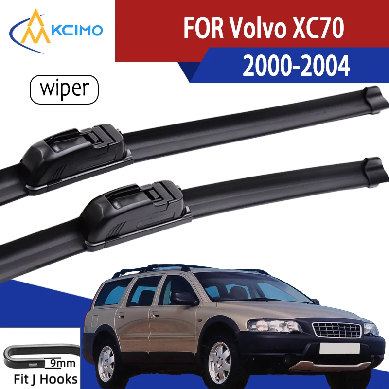 

Windscreen Window Wiper Blades For Volvo XC70 2000-2004 Cleaning Auto Accessories 24"+21"