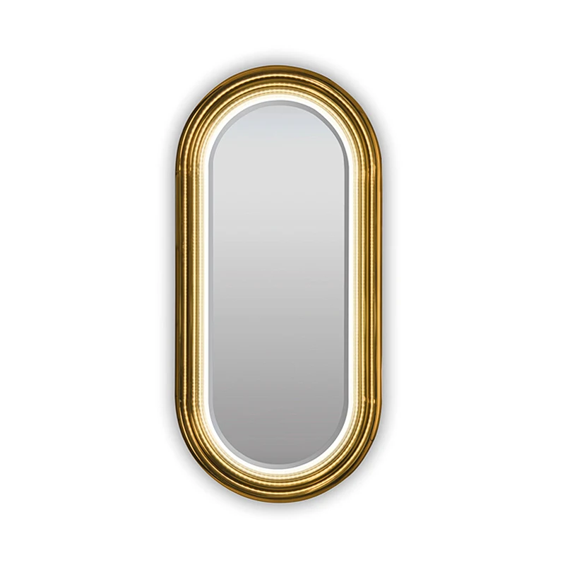 

Customizable bathroom full-body smart wall-mounted makeup with light Home vanity mirror Bedroom fitting mirror