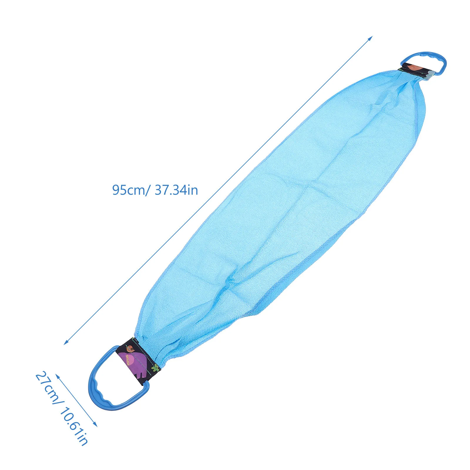 Exfoliating Back Scrubber Bathroom Back Washer Stable Material Small Size Lightweight Deep Clean Shower Towel Body Exfoliating