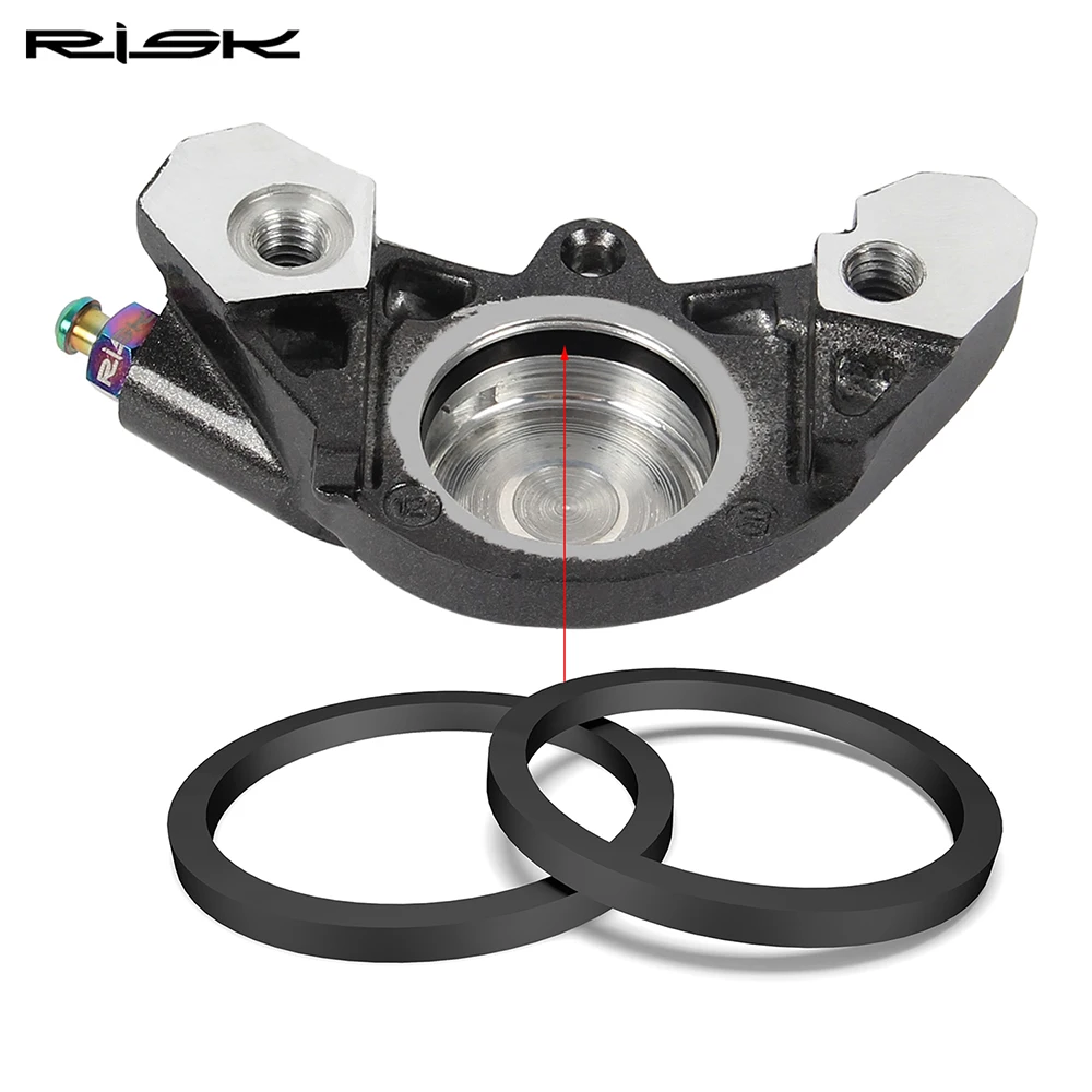 RISK 2pcs Bicycle Disc Brake Caliper Sealing MTB Road Bike Brake Piston O-Ring For SHIMANO SLX M7000 XT M8000 XTR M9020 R8070