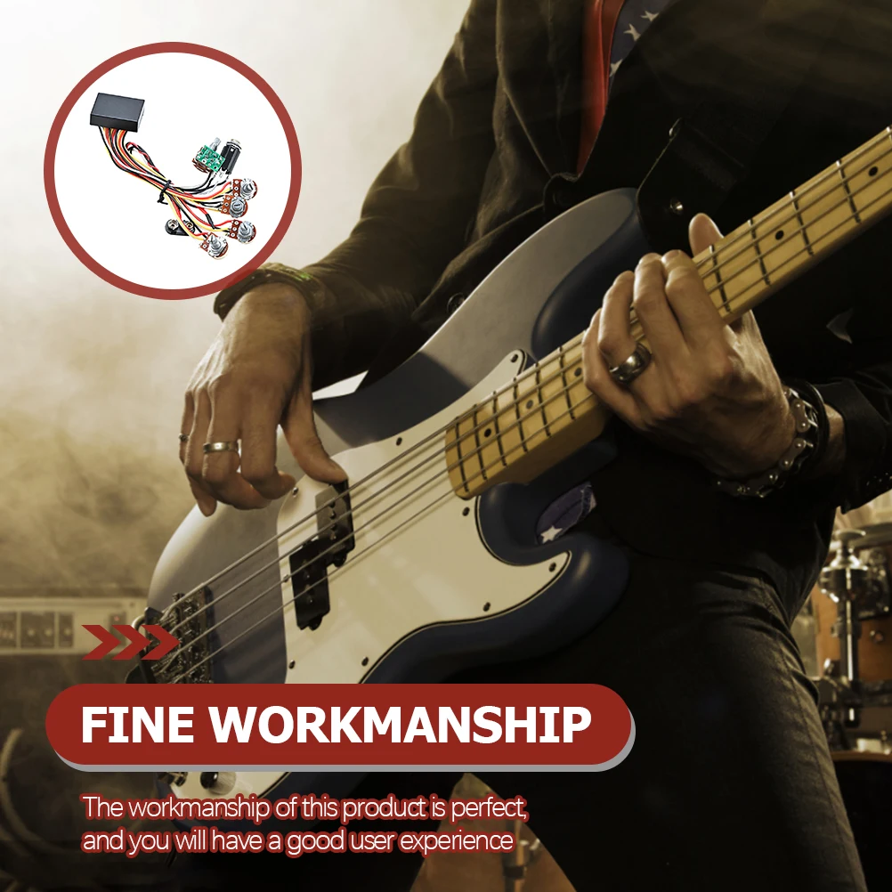 

Simple Active Accessory Eq Preamp Replacement Tone Control Wiring Harness Electric Bass Preamp Wiring Pickup Replacement