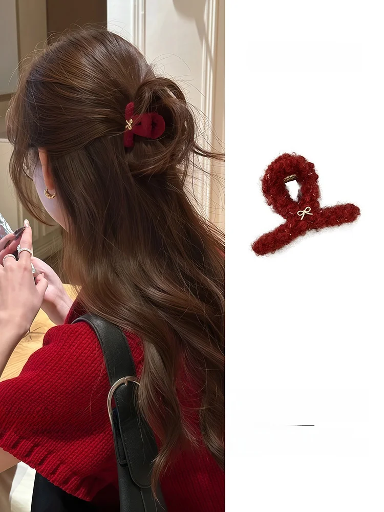 presilha-de-cabelo-vermelha-de-veludo-para-o-ano-novo-tamanho-medio-para-a-parte-traseira-da-cabeca-feminina-elegante-e-simples-acessorio-de-cabelo