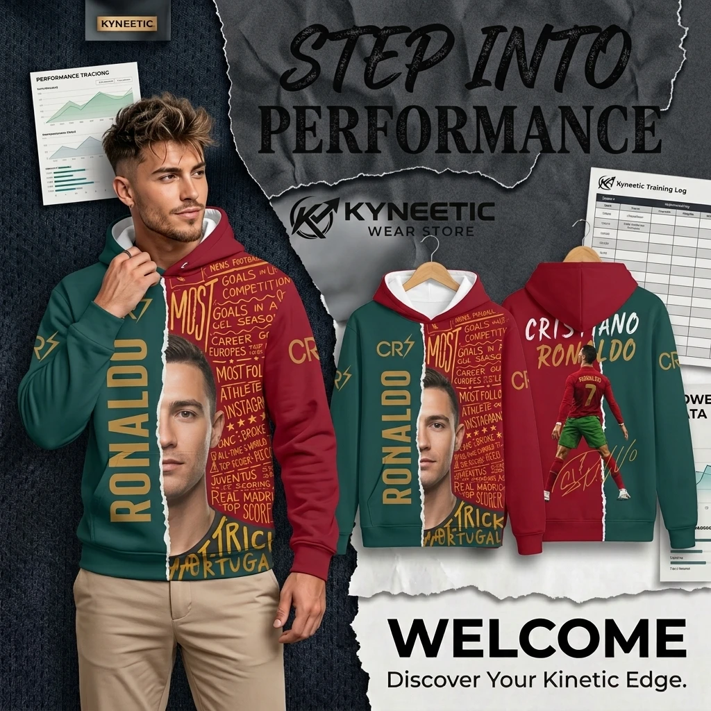 Retro Football Legend Fashionable Graphic Hoodies Long Sleeve Parent-Child Pullover Comfortable Loose Outerwear for Casual Wears