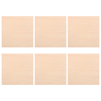 6pcs 3mm Thickness Plywood Unfinished Wood Planks for DIY Shelves Crafting Model Making and Woodworking Projects