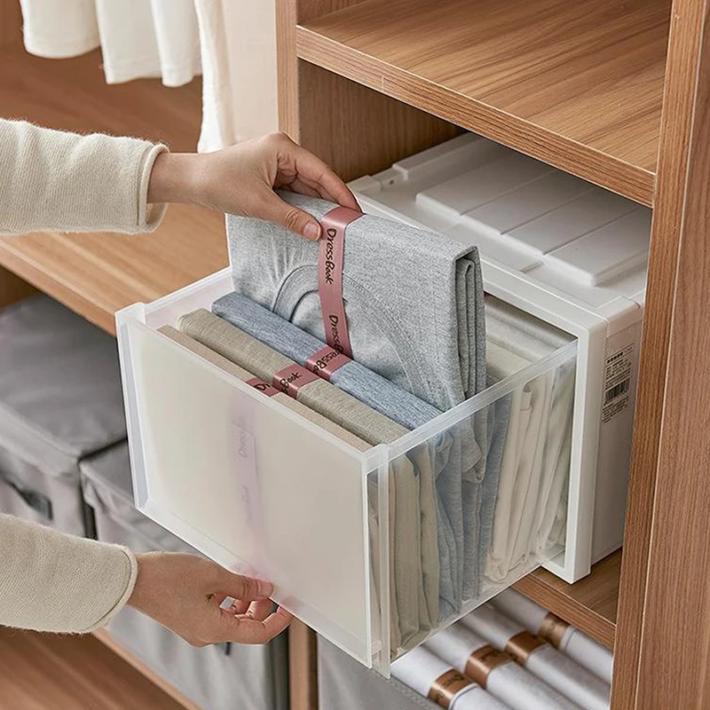 Creative Home Storage Lazy Folding Clothes Stacking Board Save Time Quick Clothes Storage With Folding Board Organizer