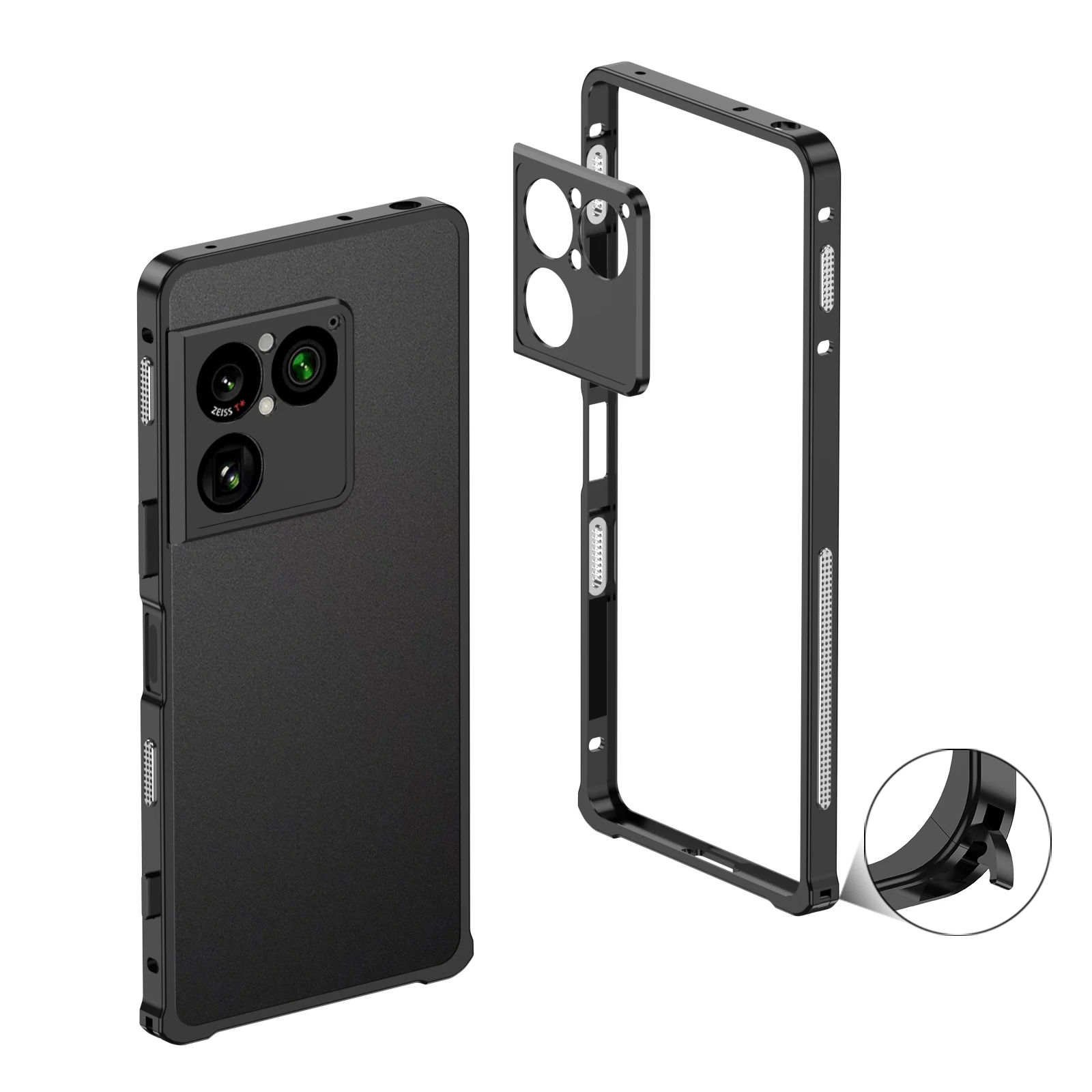 Funda para Sony Xperia 1 VIII, diseño empresarial, marco metálico dividido, disipación de calor, anticaídas, a prueba de golpes, para Sony Xperia 1VIII