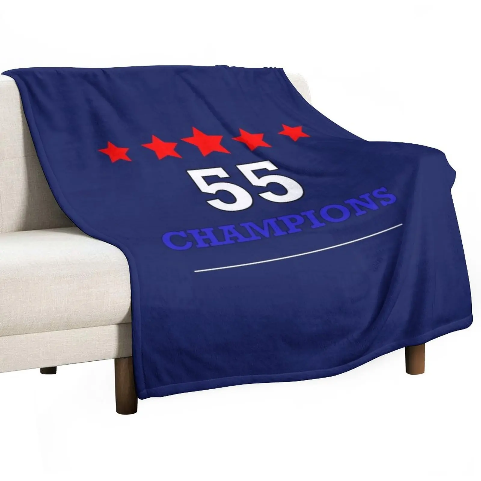 

Rangers 55 Champions Throw Over Cover Throw Blanket Designer Blankets Giant Sofa Blanket Nap Blanket