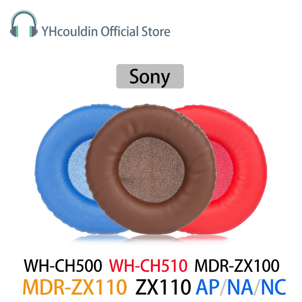 Мягкие велюровые кожаные подушечки из пенопласта для наушников SONY WH-CH500 CH510 MDR-ZX100 ZX110 110AP/NA/NC, сменные амбушюры