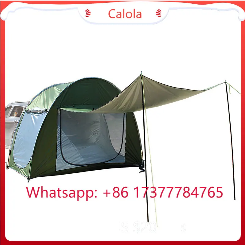 Universal SUV Tailgate Awning Tent Waterproof Outdoor Travel Vehicle Camping Shade Canopy