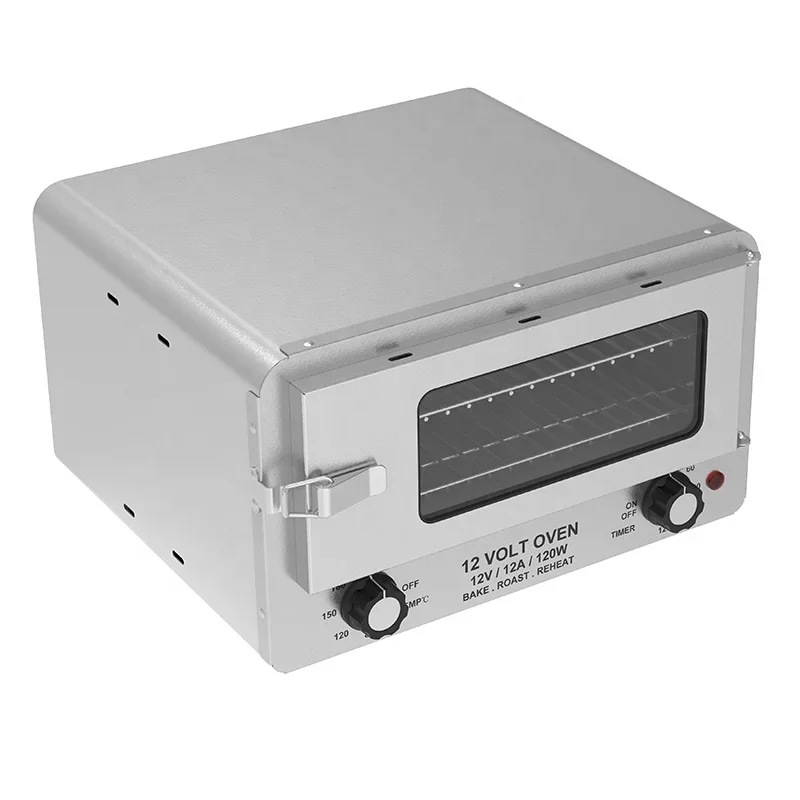 6L 12V 120W Electric Mini Vehicle roaster box 12v dc microwave oven Car Portable Toaster Oven for outdoor camping