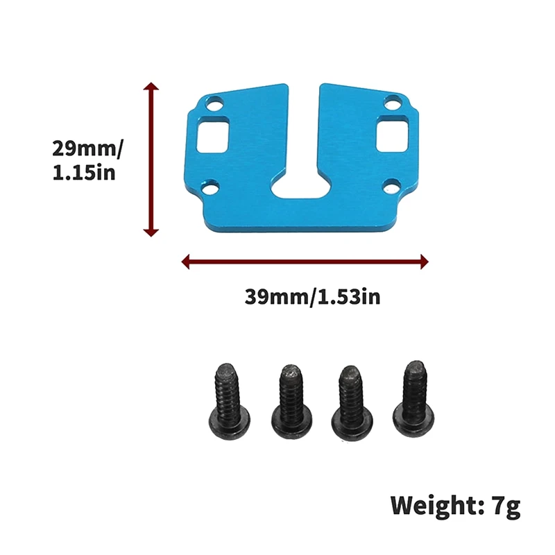 Getriebeschutzplatte aus Aluminiumlegierung 54597 für Tamiya WR02/GF01/G601 RC Crawler Car Upgrade Teile Zubehör