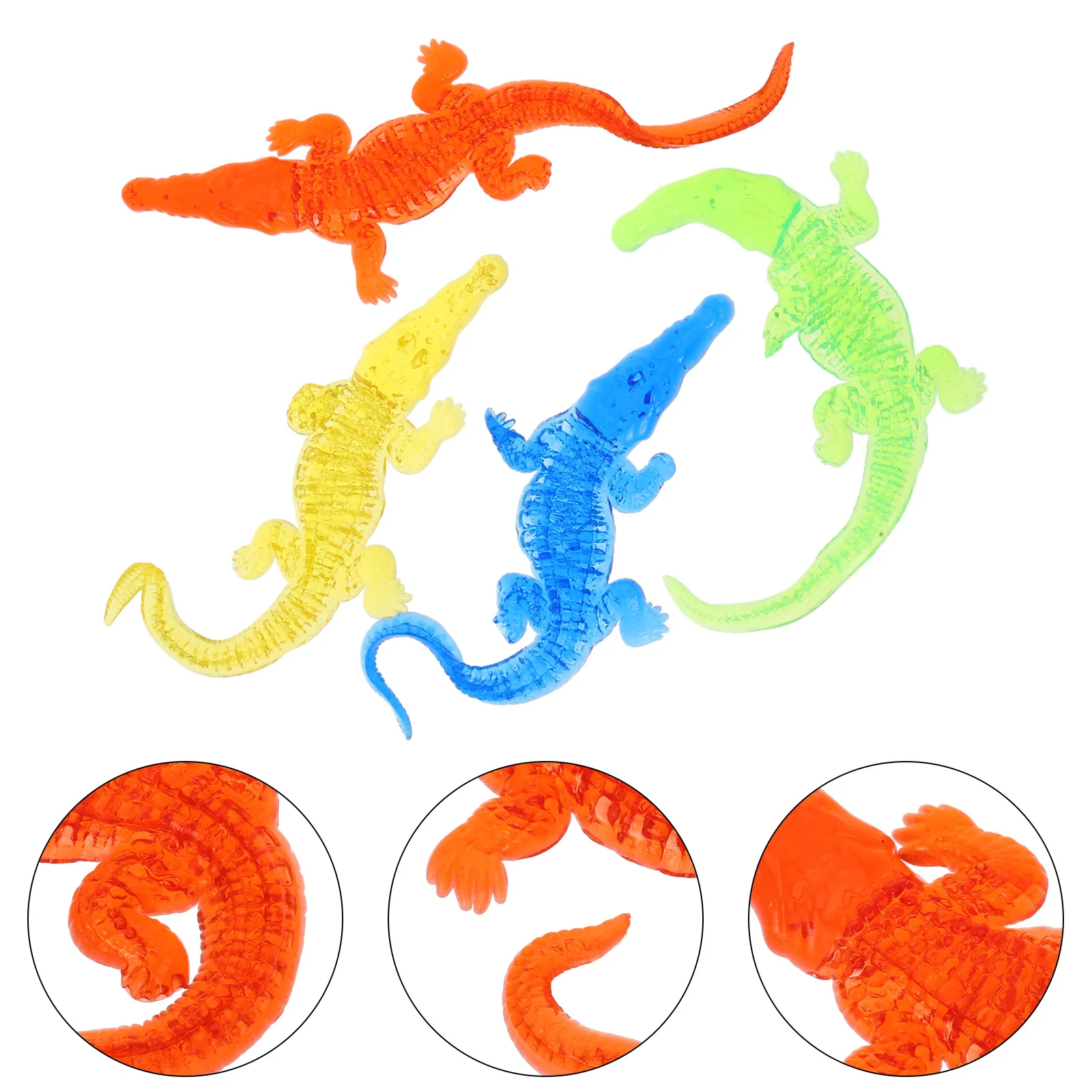 

24 Pcs Vent Soft Rubber Toy Shaped Stretchy Animal Interesting Mini Toys