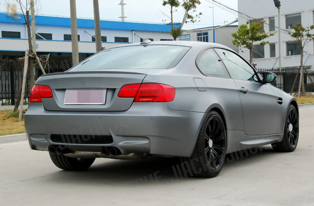 JIACHE Rear Diffuser Bumper Lip Spoiler Side Splitters Canards Flap For BMW 3 Serise E92 E93 M3 2009-2012 Car Decoration Bodykit