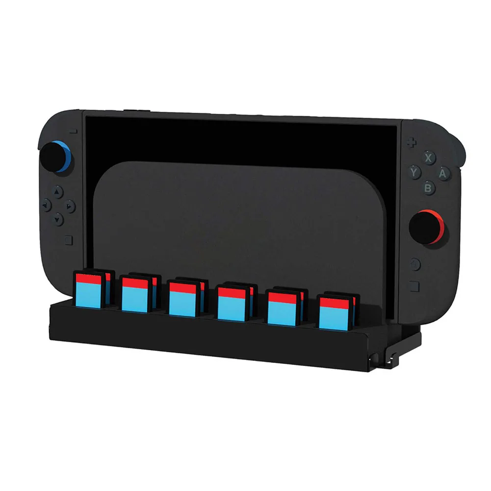 Настенное крепление со слотами для игровых карт и вешалкой Joy-Con, подставка для консоли с держателем контроллера для аксессуаров Nintendo Switch2