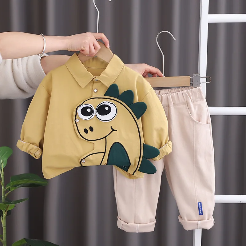 

Рубашка и брюки с длинным рукавом для мальчиков 1-6 лет