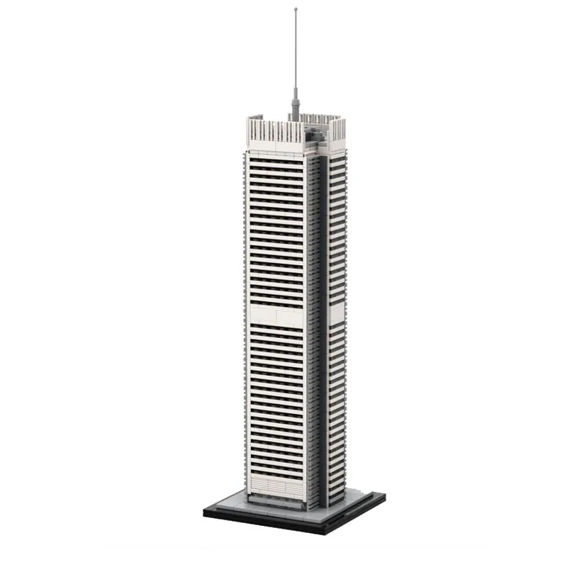 The New York Times Tower 1:800 Scale Model Building Block MOC City Street View SkyScraper Set Collection Toy Gifts