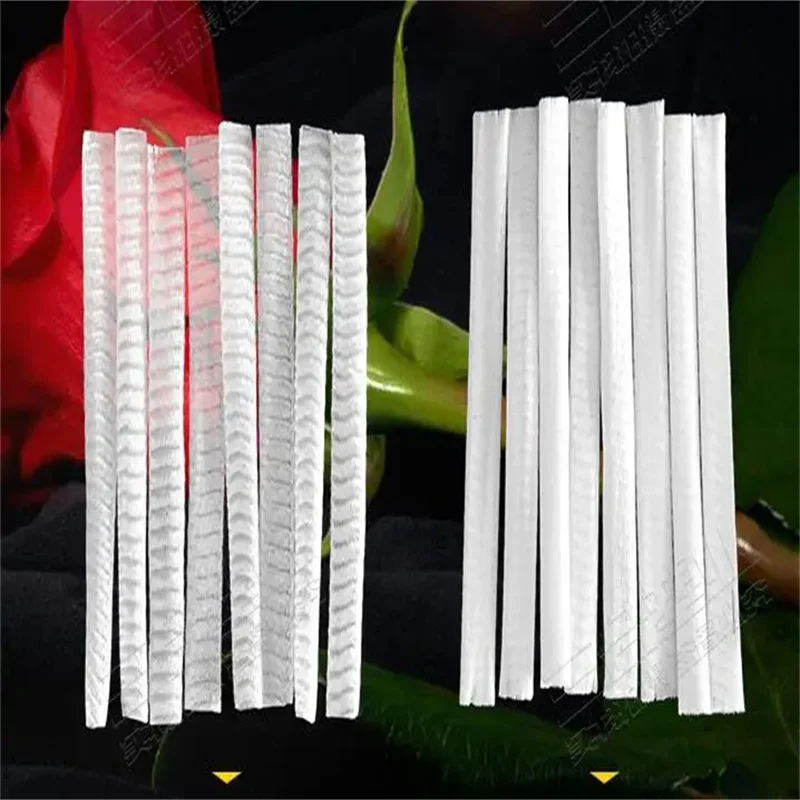 100pcs White 12cm Garden Net Flower Preservation Covers Plant Protective Rose Net Bud Guard for Flower Sales