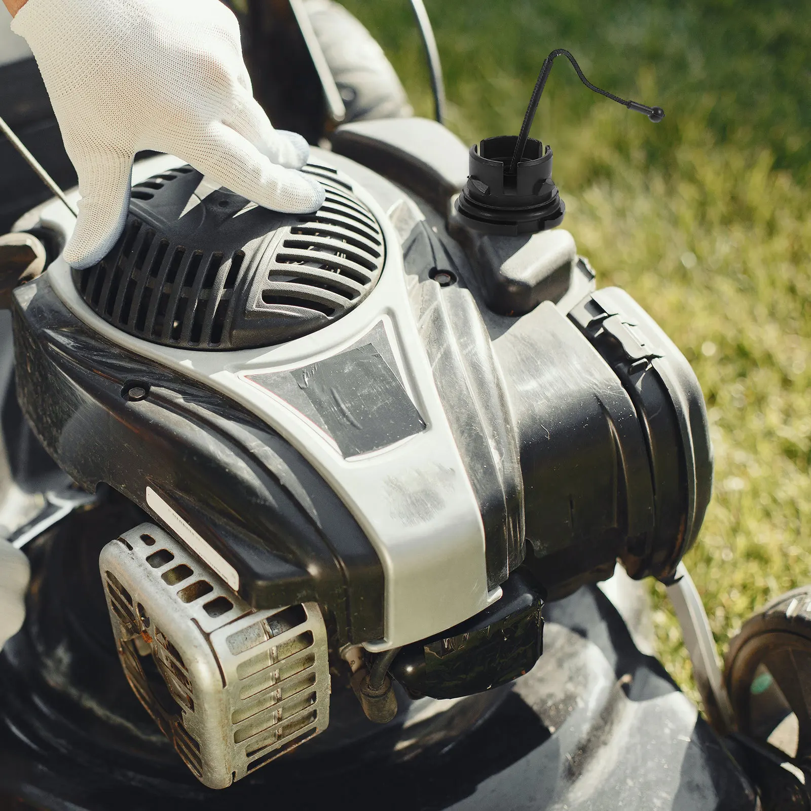 1 Zestaw Zamiennych Plastikowych Pokrywek na Korek Wlewu Paliwa do Kosiarki, Piły Łańcuchowej, Pokrywa Zbiornika Oleju, Akcesoria, Zamienny Korek Wlewu