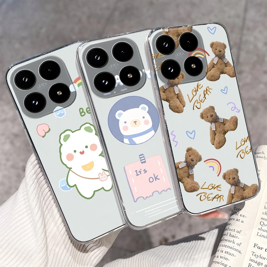 حافظة هاتف لهاتف Xiaomi 17 Pro Max أنماط ديزي جميلة غطاء حماية من السيليكون الشفاف لهاتف Xiaomi 17 17 Pro 17 Pro Max Coques #2