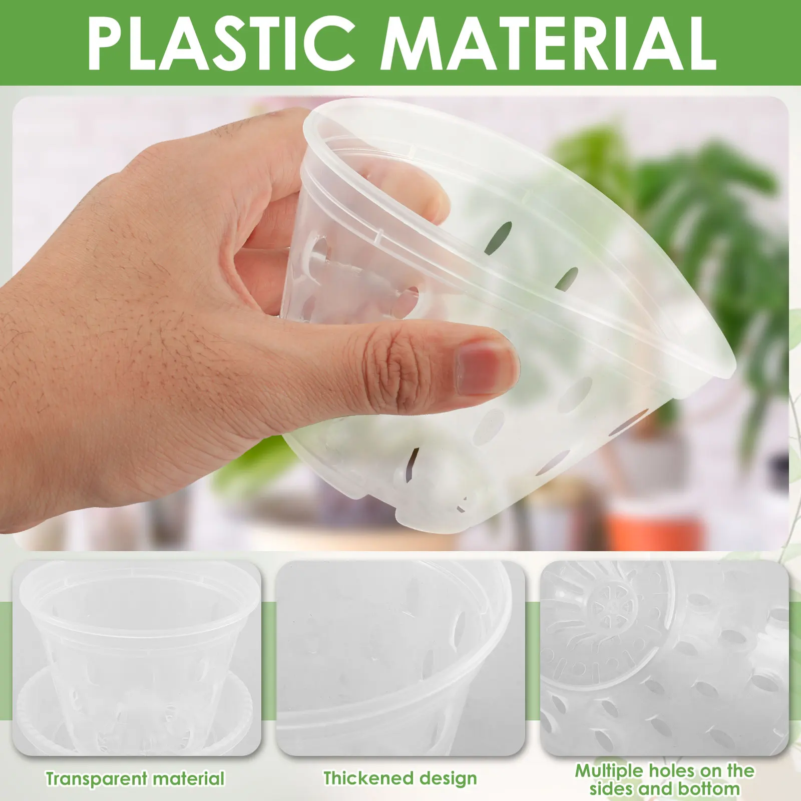 5 Stuks Orchidee Pot Voor Verp - Orchid Potting Mix recensie en prijs