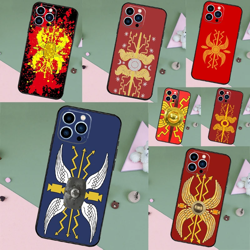Funda Protectora Roman Shield para iPhone 17 Pro Max, 16, 14, 13, 12, 11, 15 Pro Max Plus, 12, 13 Mini, 16e, 17 Air