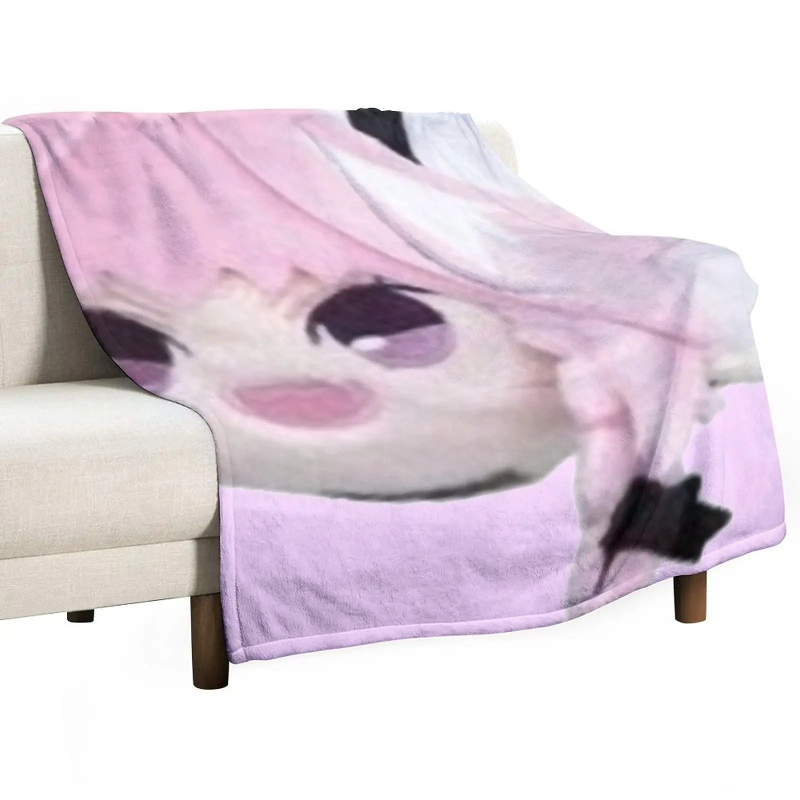 

Astolfo Bean Throw Blanket Retro Blankets Hair Blanket