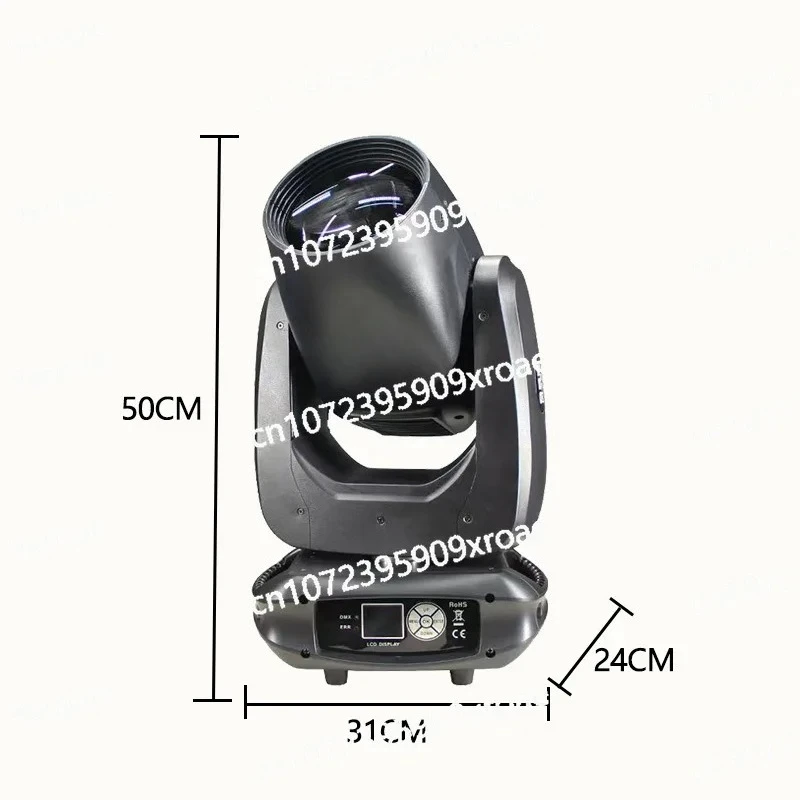 

Световое оборудование для банкетных залов и прямых трансляций: Вращающаяся голова-луч 295 Вт для свадеб, баров и банкетов